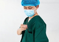 کت و شلوار اسکراب جراحی پزشکی بیمارستانی با آستین کوتاه یقه صد در صد پنبه ای