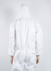 روپوش محافظ یکبار مصرف سفید کت و شلوار پزشکی ضد غبار ضد قطره