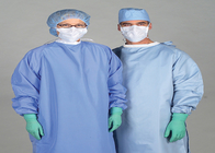 لباس جراحی تقویت شده یکبار مصرف رنگ آبی مواد غیر بافته سفارشی سازی اندازه