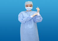 لباس جراحی تقویت شده یکبار مصرف رنگ آبی مواد غیر بافته سفارشی سازی اندازه