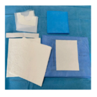 بسته های جراحی یکبار مصرف جعبه کارتن انفرادی غیر بافته شده در رنگ آبی/سبز/سفید