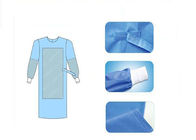 روپوش جراحی یکبار مصرف جراح , روپوش های عایق پلاستیک آبی آزمایشگاهی مواد PP PE