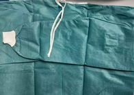 روپوش جراحی یکبار مصرف آستین بلند سبز لباس جراحی مانع تنفس