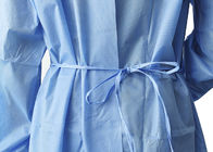 روپوش جراحی یکبار مصرف آبی اس ام اس لباس غیر بافته استریل با 20 تا 45 گرم