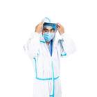 65 گرم PP PE یکبار مصرف اسکراب پزشکی لباس محافظ لباس محافظ CE