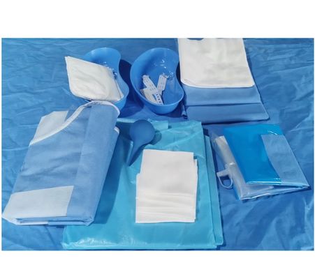 پاکت های جراحی غیر بافندگی آبی برای جراحی