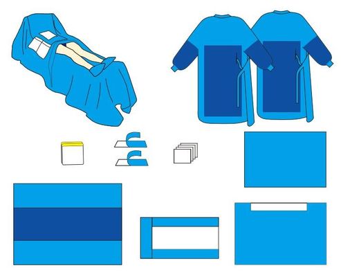 بسته های جراحي عفوني پارچه غير بافتي 1000 قطعه