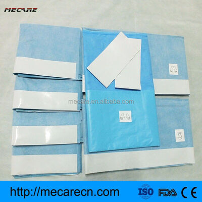 بسته‌های جراحی یکبار مصرف با مواد جاذب بالا، درزهای اولتراسونیک و لوازم جانبی OEM برای روش‌های پزشکی