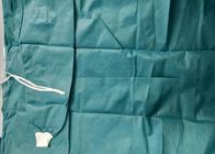 کت و شلوار اسکراب پزشکی بیمار سبز روپوش های یکبار مصرف CE / ISO13485