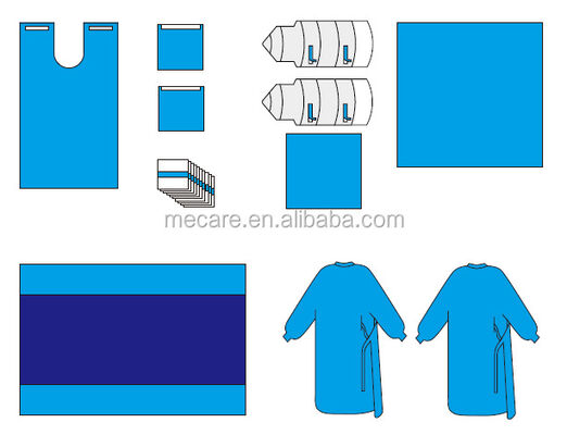 بسته‌های جراحی یکبار مصرف بدون لاتکس با مواد جاذب بالا و ماندگاری 3 ساله برای استفاده در بیمارستان